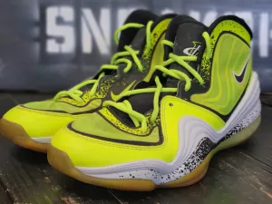 2013 Nike Air Max Penny V Highlight Yellow Basketball Shoe 628568-701 Men 11 Wicking Comfort footbed