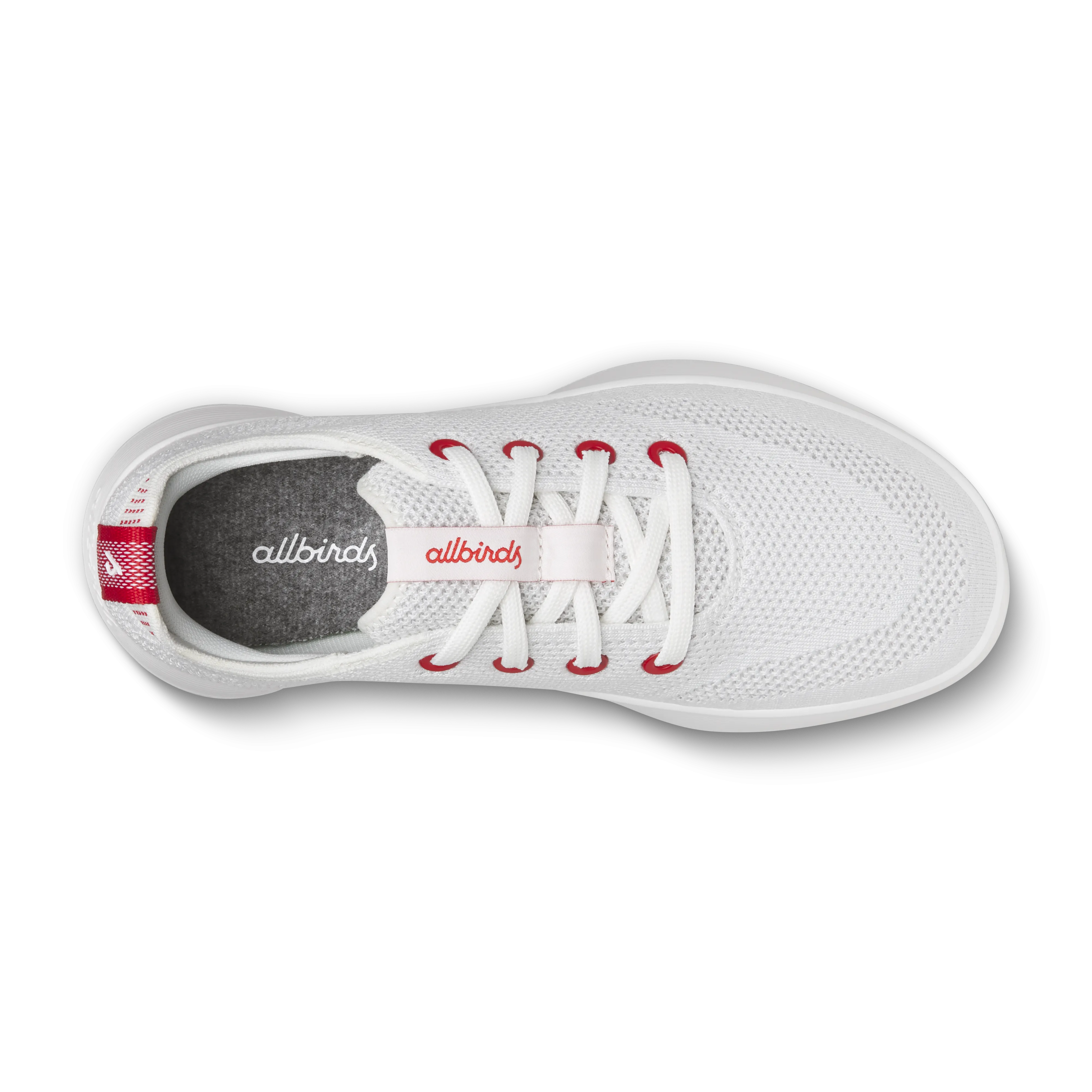 Men's Tree Runner Go - Blizzard/Bold Red (Blizzard Sole) Roll Up Bright Hike