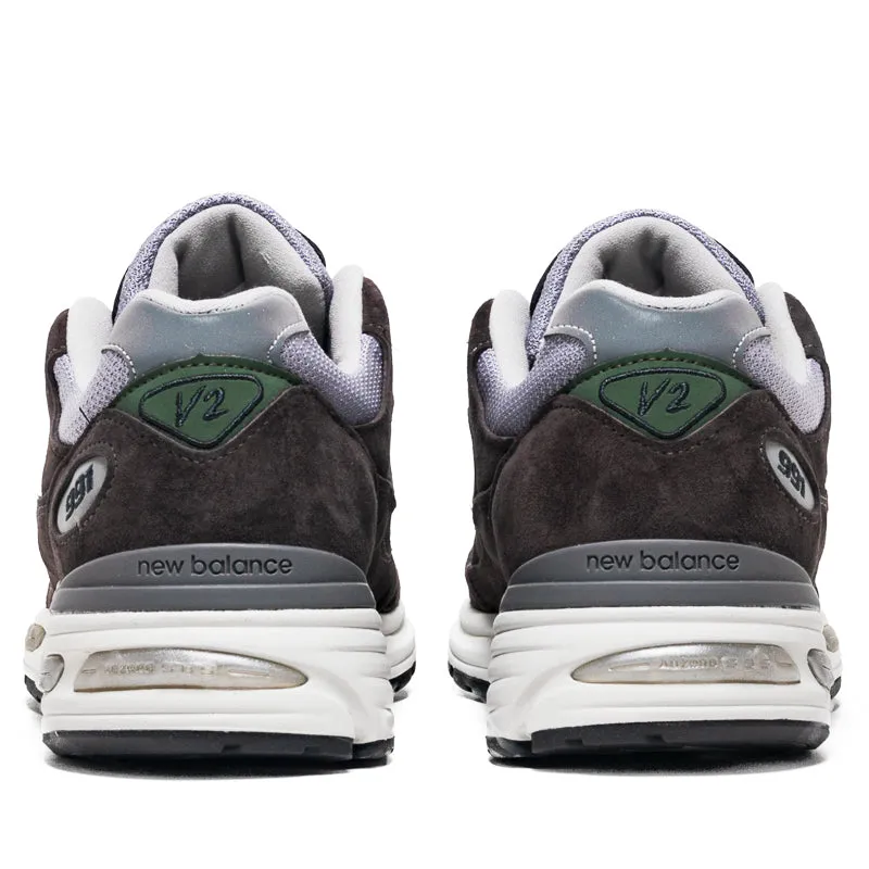 New Balance Made in UK 991v2 - Licorice/Lavender Gray training - camp shoes Easy