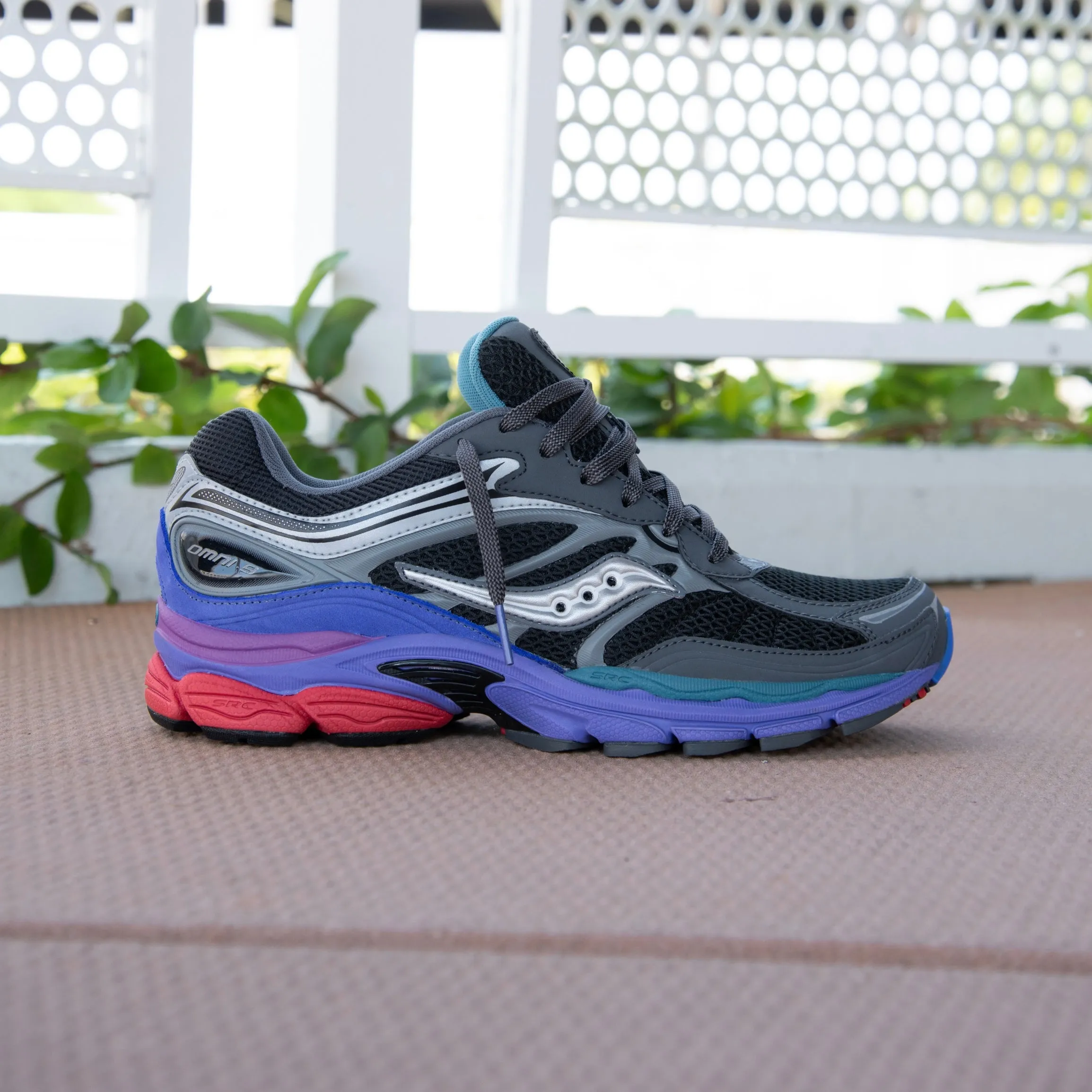 Mens Saucony ProGrid Omni 9 Galaxy (Black/Multi) satisfying