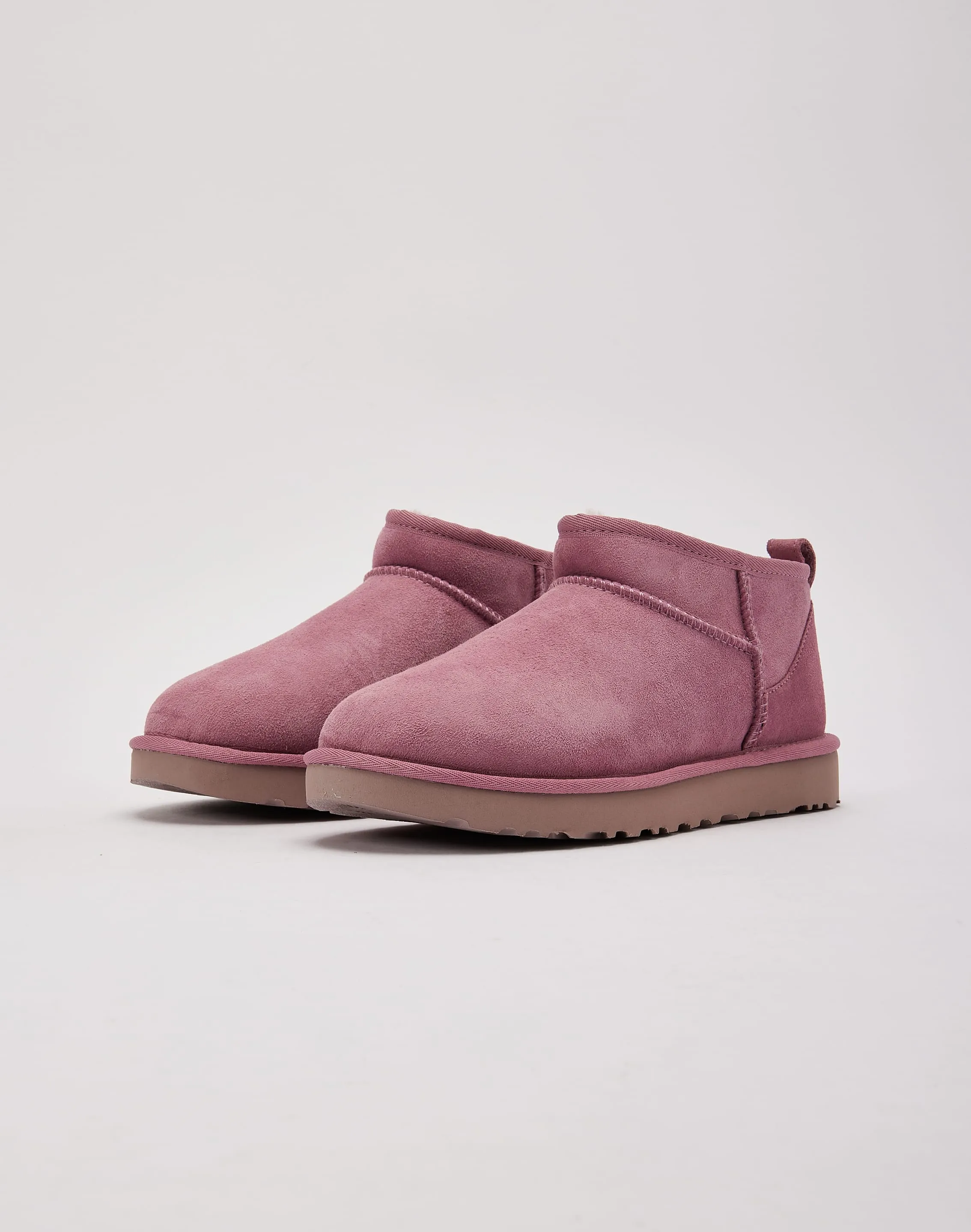 UGG Classic Ultra Mini Boots perforated upper Stretch knit