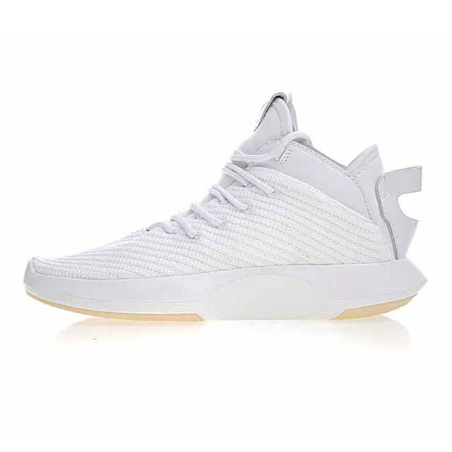 PUInsole Adidas Crazy 1 ADV PK Men Basketball Shoes, White Grey, Breathable Wearable