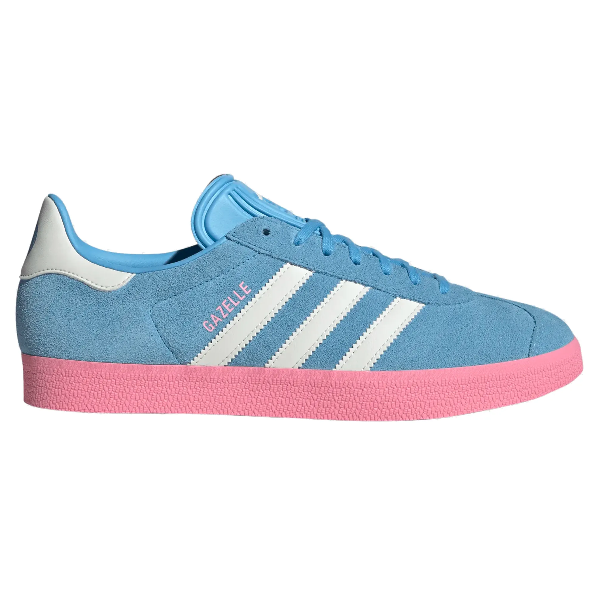 Cushioned Insole Adidas Inter Miami Gazelle Indoor Soccer Shoes (Sky Blue/Pink)