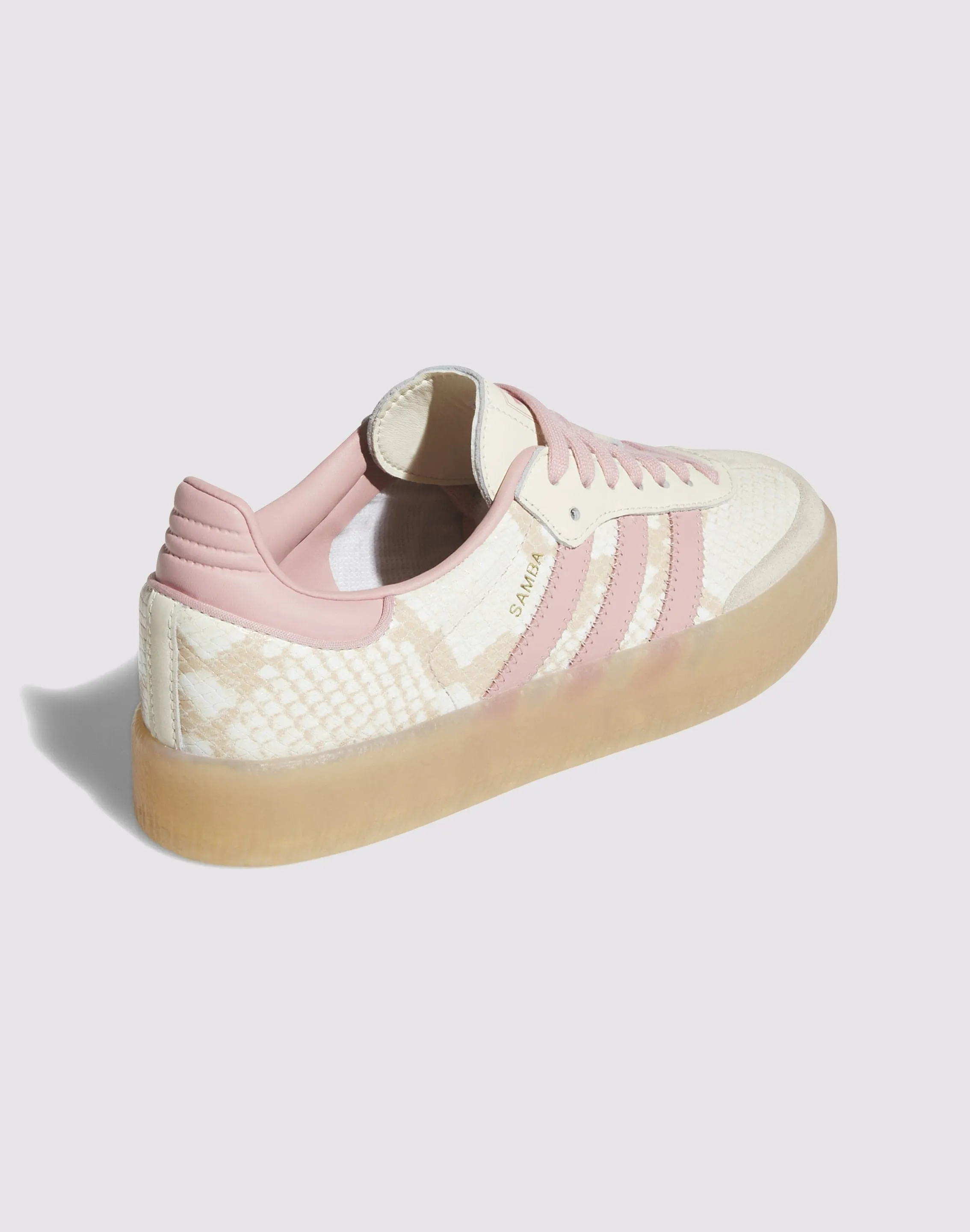 Adidas Originals Sambae "Cream White/Wonder Mauve" Supportive arch Speed Boost