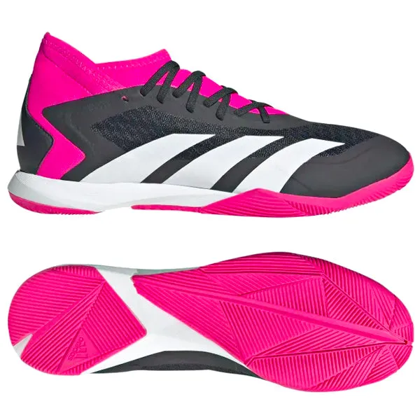 Moisture   Wicking thick - lining shoes adidas Predator Accuracy Indoor Shoes (Core Black/Team Shock Pink)