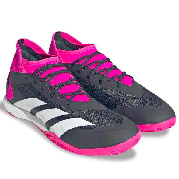 Left shoe kids Training adidas Predator Accuracy Indoor Shoes (Core Black/Team Shock Pink)