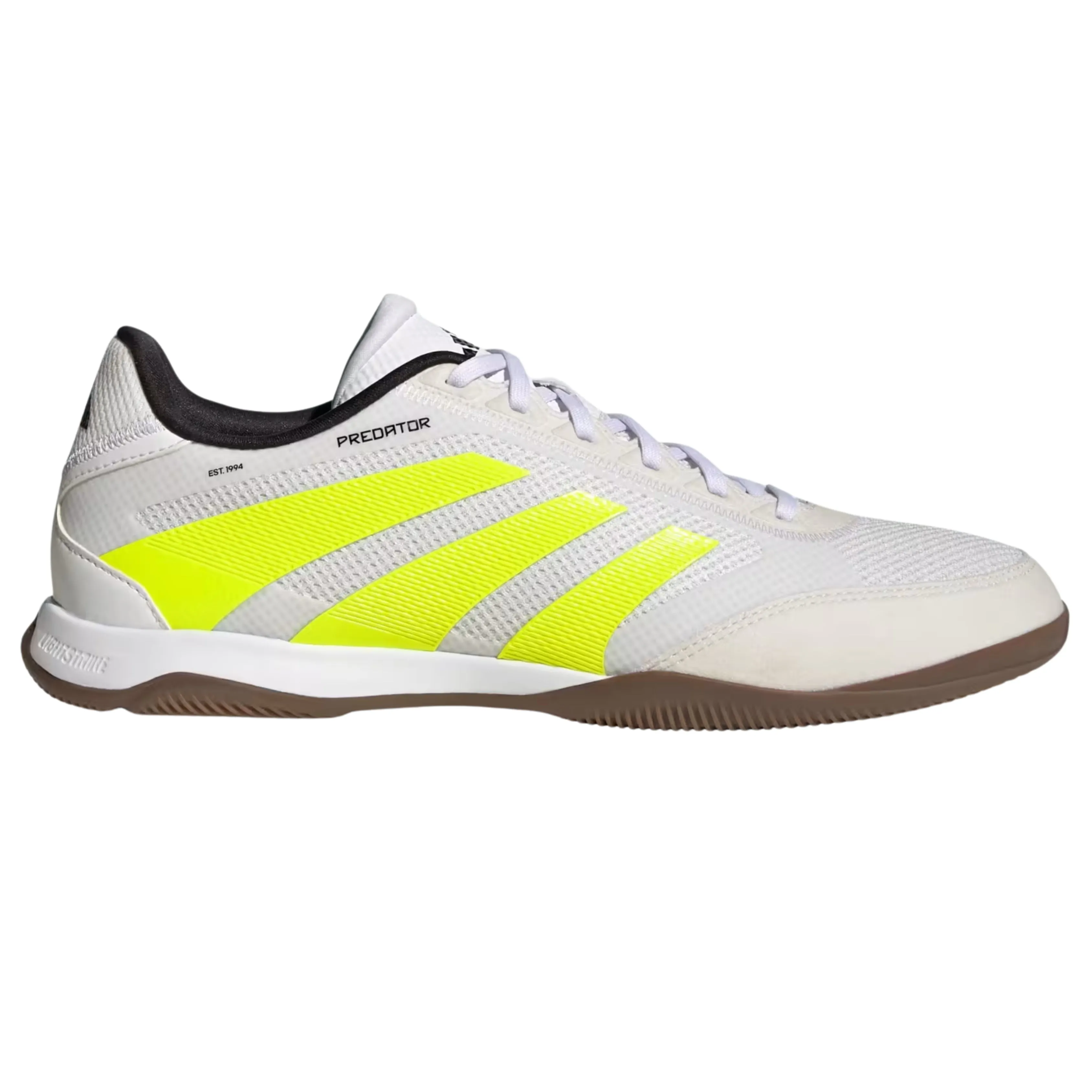 multi - surface shoes adidas Predator League Indoor Soccer Shoes (White/Lucid Lemon/Black)