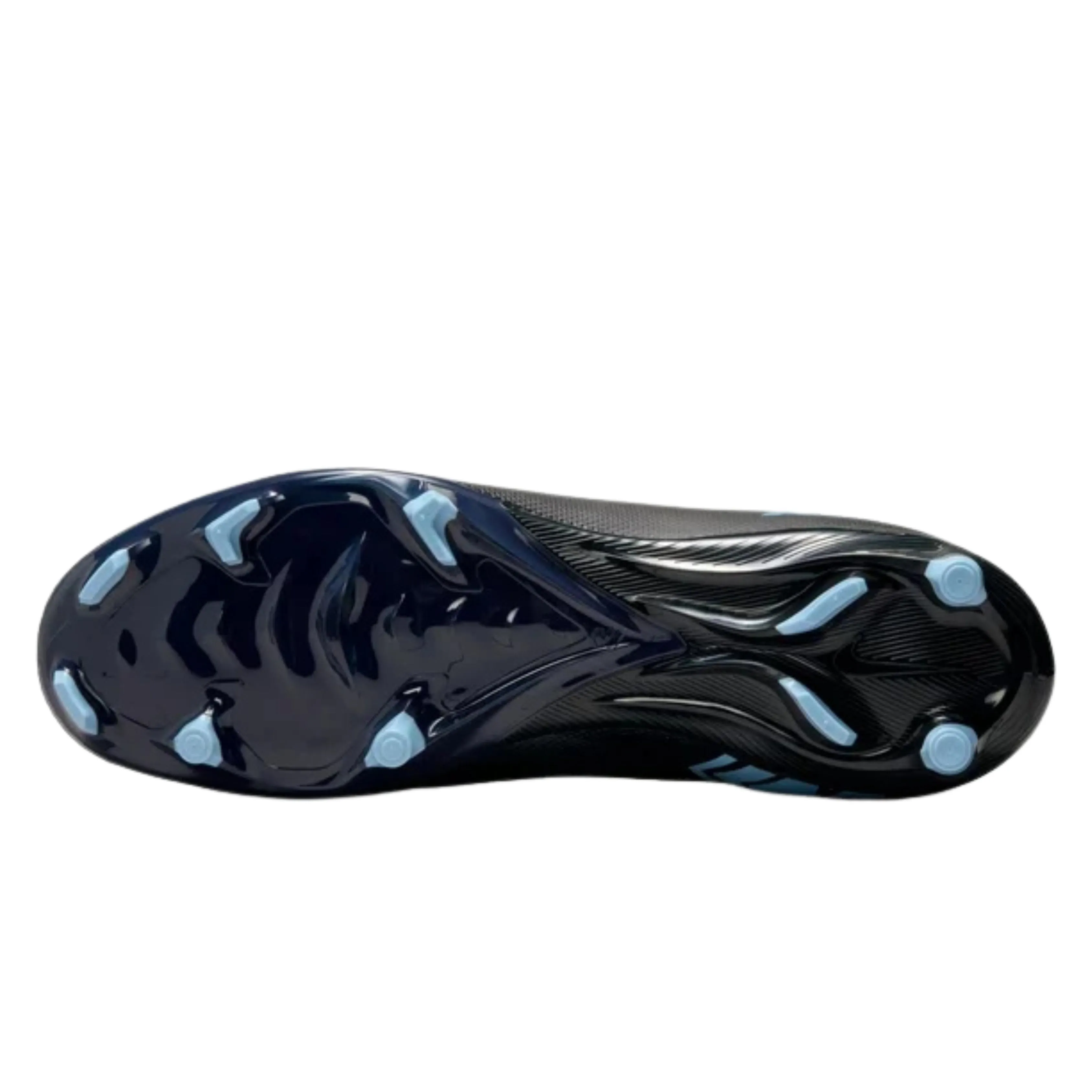 shoe horns Comfortable Heel Nike Zoom Superfly 10 Academy Firm Ground/Multiground Soccer Cleats (Black/Ice Blue)