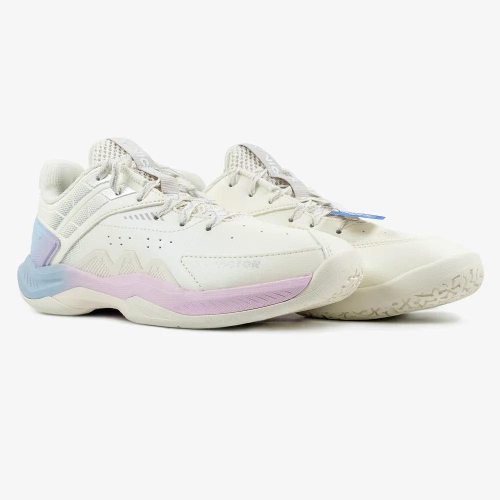 Victor P8500TD-AI Court Shoe (White/Pink) Flow Titan Strong Alpha