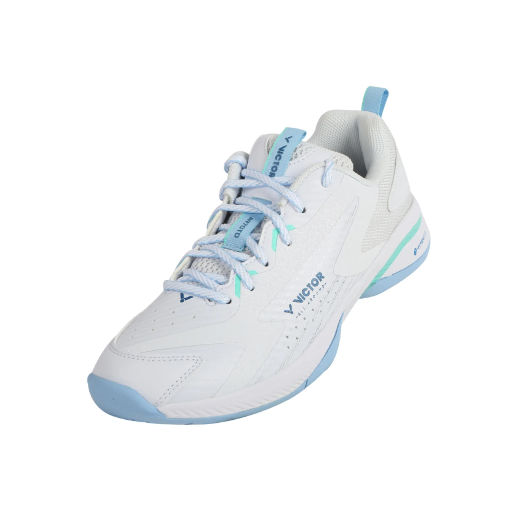 Victor A970TD-AM Unisex Court Shoes [Bright White/Aquarius] Agile Step Stay Cool