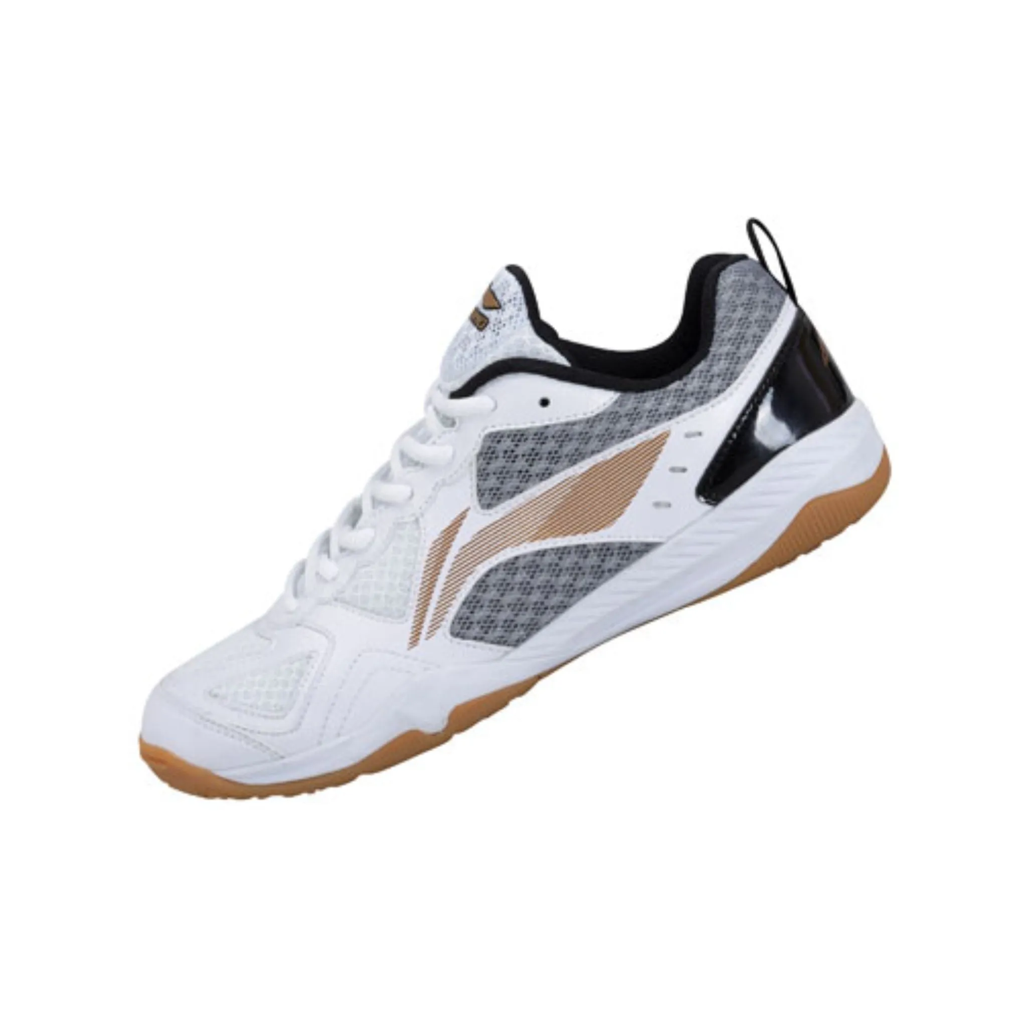 Li Ning Men's Table Tennis Shoes [White/Grey] APTP001-4 Modern Edge