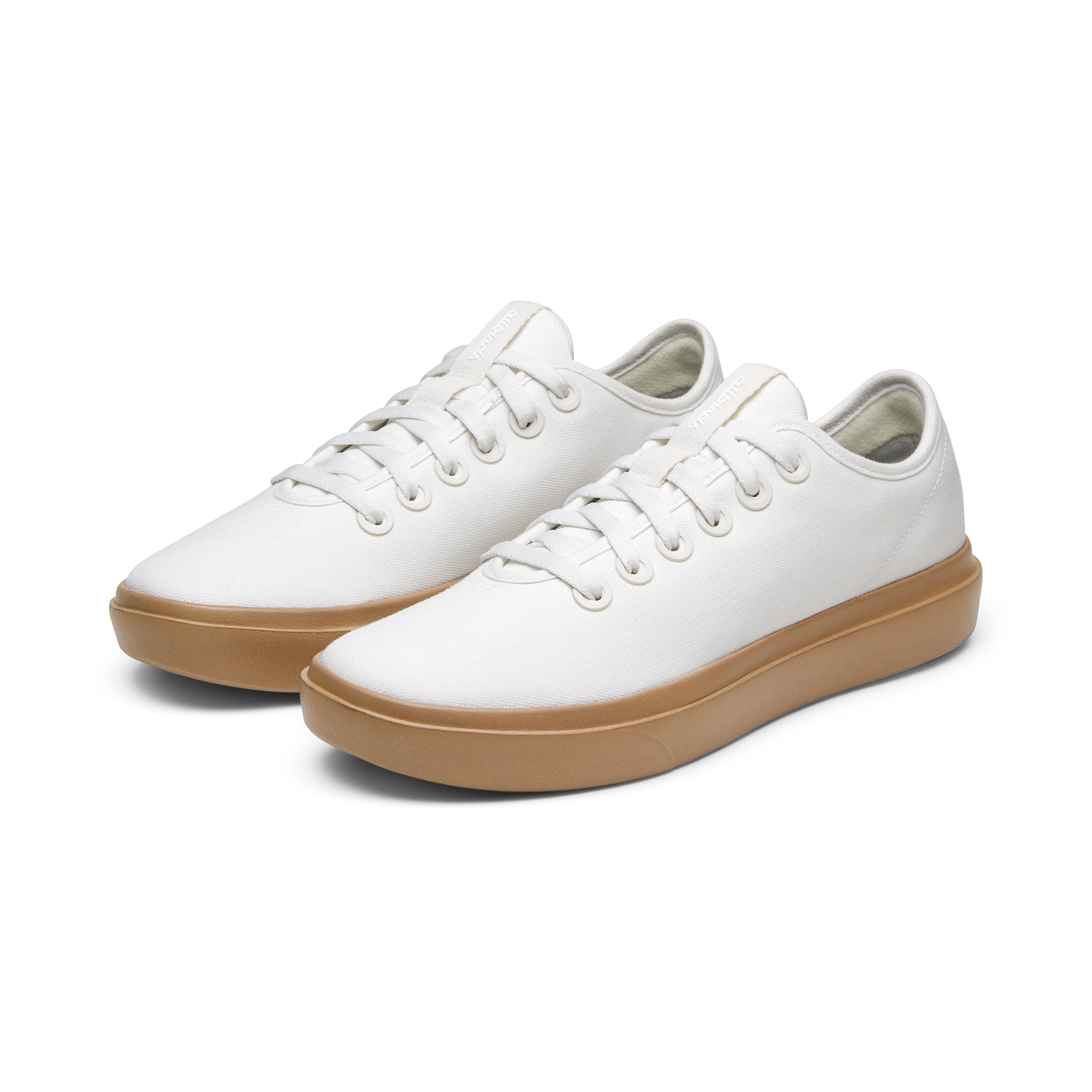 Men's Canvas Piper - Blizzard (Bark Brown Sole) Minimal Look Route Walk