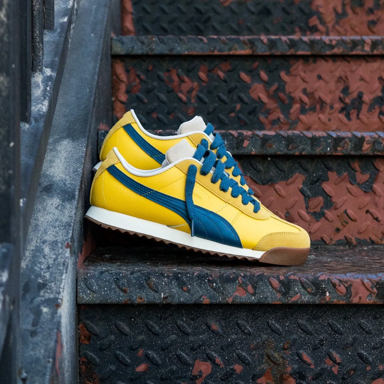 Mens Puma Roma Underdogs (Canary Yellow) Tailored durability