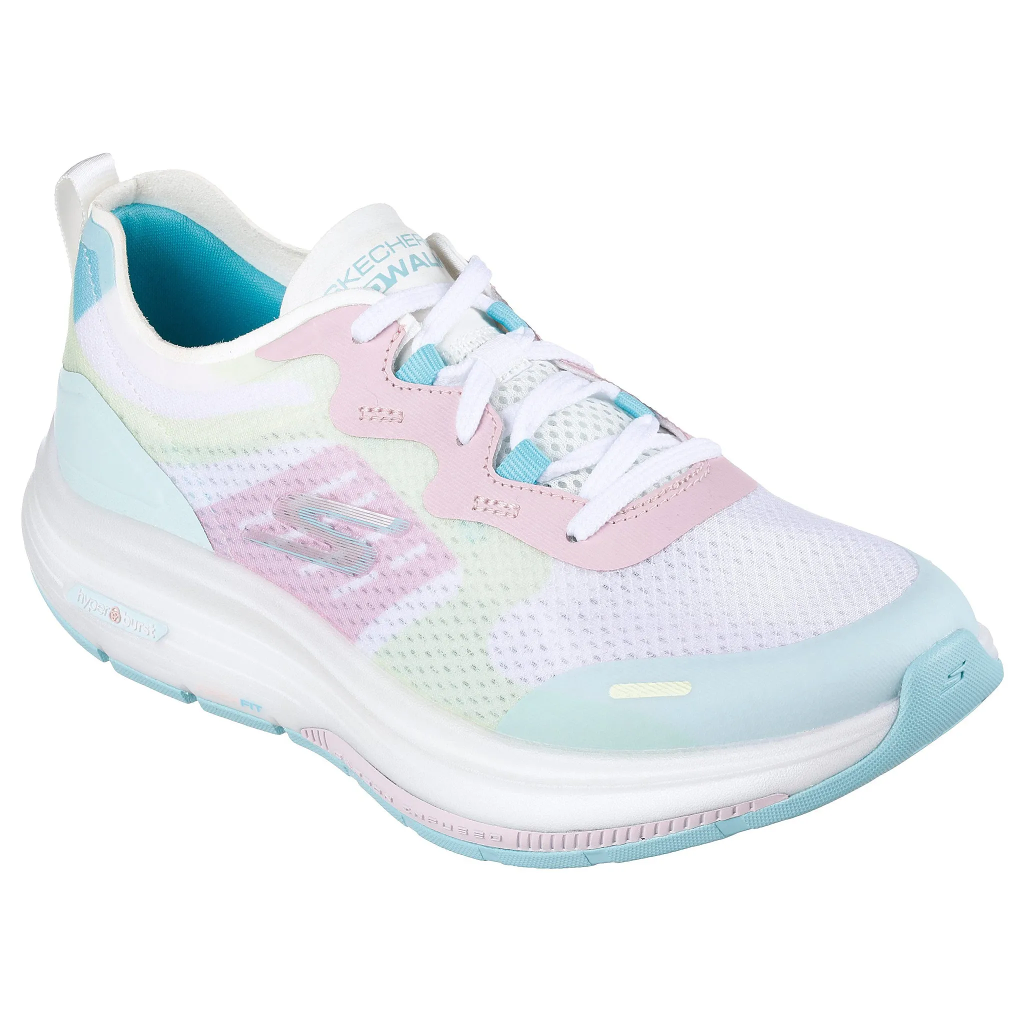 Flexible Grooves Skechers Women's 124939 GO WALK Workout Walker Galaxy Motion Walking Shoes