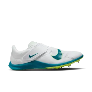 continuous running gear Sprinting Shoes ZOOM RIVAL JUMP - D - 100 WHITE/BRIGHT SPRUCE