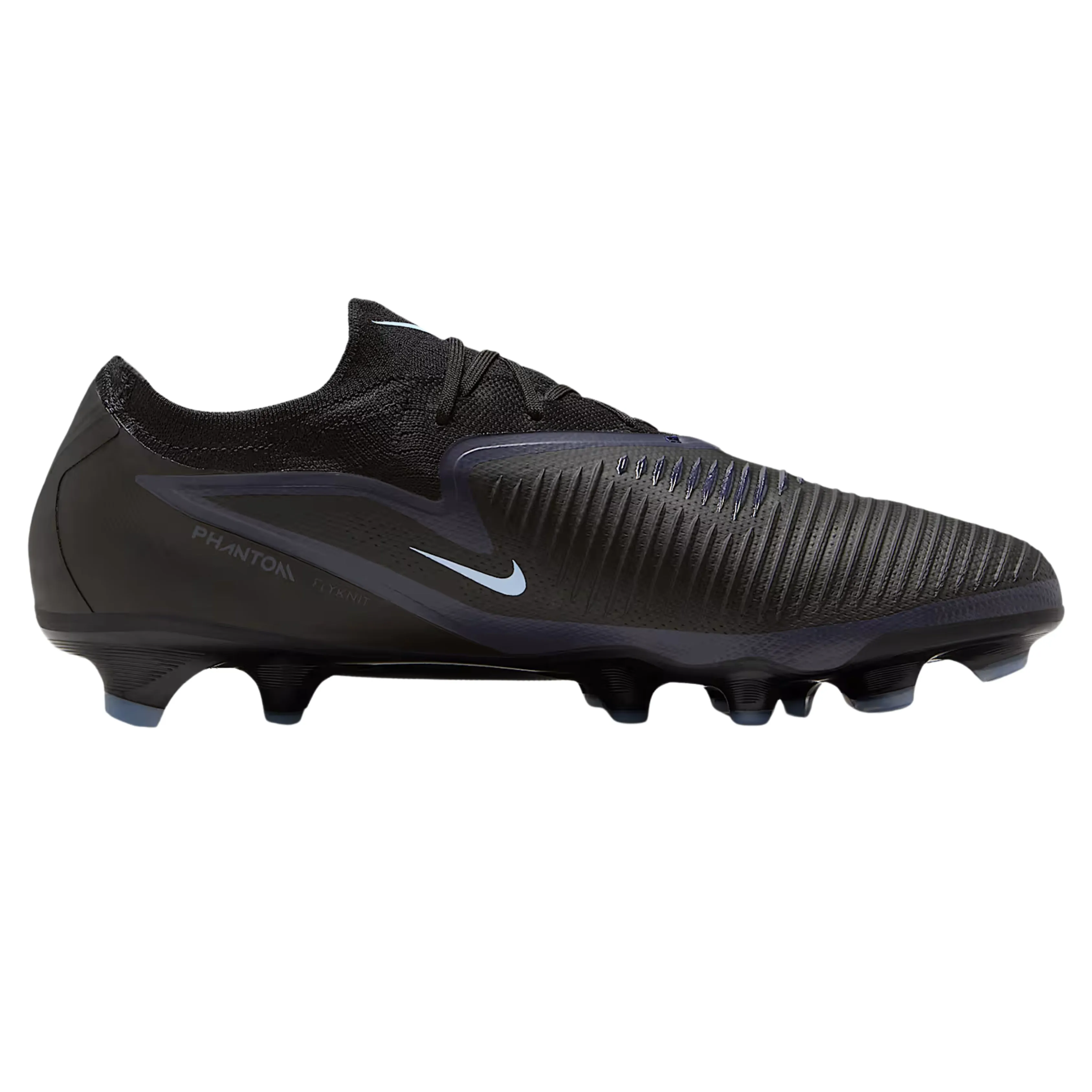 cold - weather shoes practice - field shoes Nike Phantom 6 Low Pro Firm Ground Soccer Cleats (Black/Black)