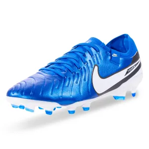 Smooth Soles Nike Legend 10 Pro FG Soccer Cleats (Soar/White)