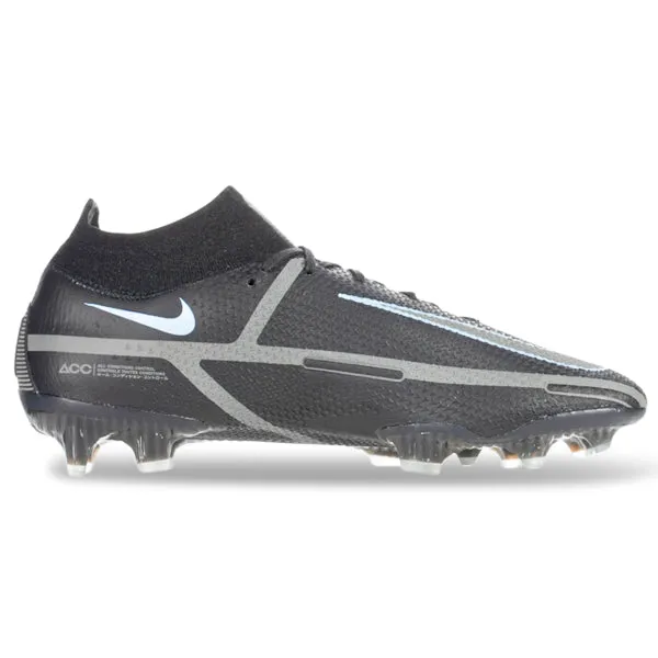 Nike Phantom GT2 Elite DF FG (Black/Iron Grey) Work Out Buckle kids' shoes