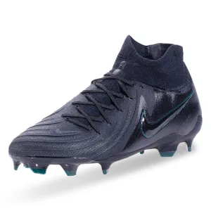 Floral kids' shoes skating boots Nike Phantom Luna II Pro FG Soccer Cleats (Black/Deep Jungle)