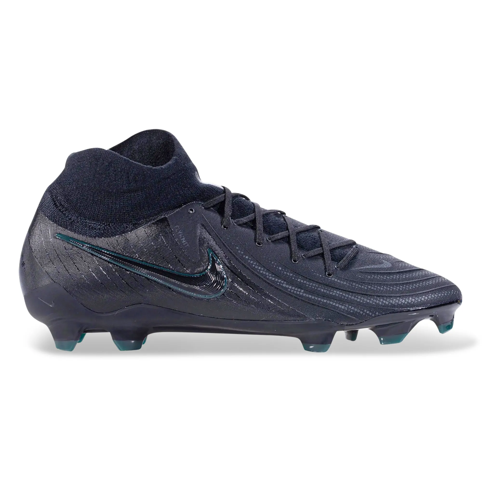 Nike Phantom Luna II Pro FG Soccer Cleats (Black/Deep Jungle) long - lasting shoes Hydrophobic