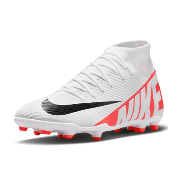 Multi Directional Tread Nike Zoom Superfly 9 Club FG/MG Soccer Cleats (Bright Crimson/White-Black)