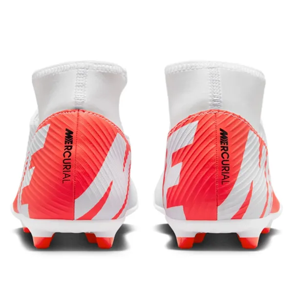 Nike Zoom Superfly 9 Club FG/MG Soccer Cleats (Bright Crimson/White-Black) safe shoes padded collar shoes