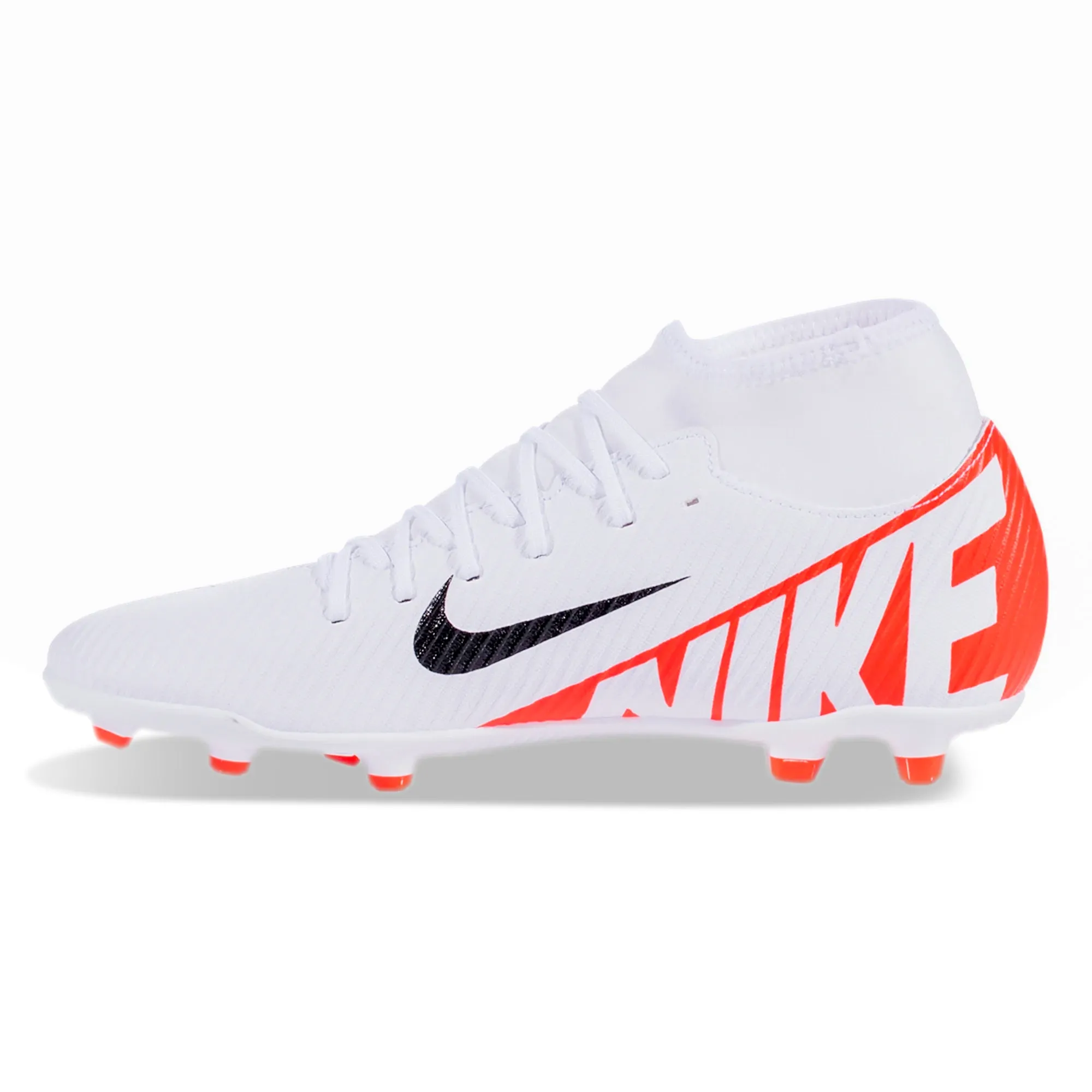 Nike Zoom Superfly 9 Club FG/MG Soccer Cleats (Bright Crimson/White-Black) windy - day shoes metatarsal - pad insole shoes