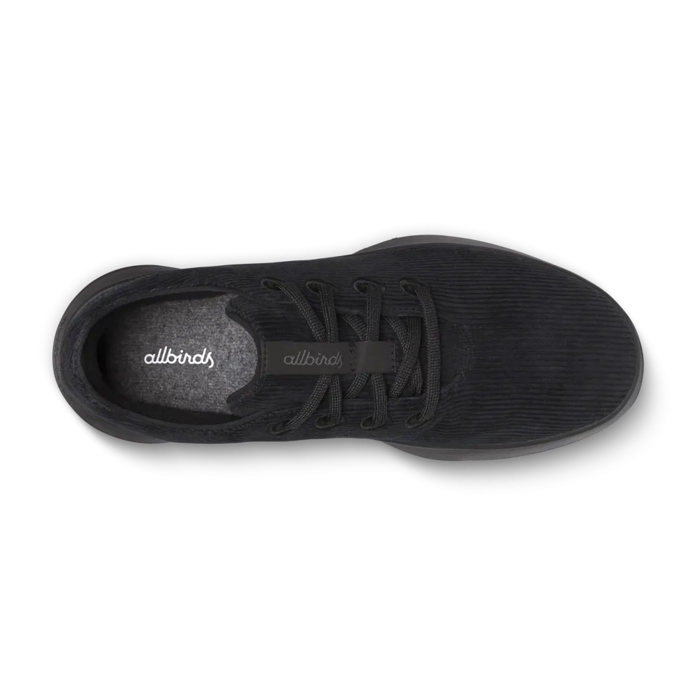 Men's Runner Go - Corduroy - Natural Black (Dark Grey Sole) Work Style