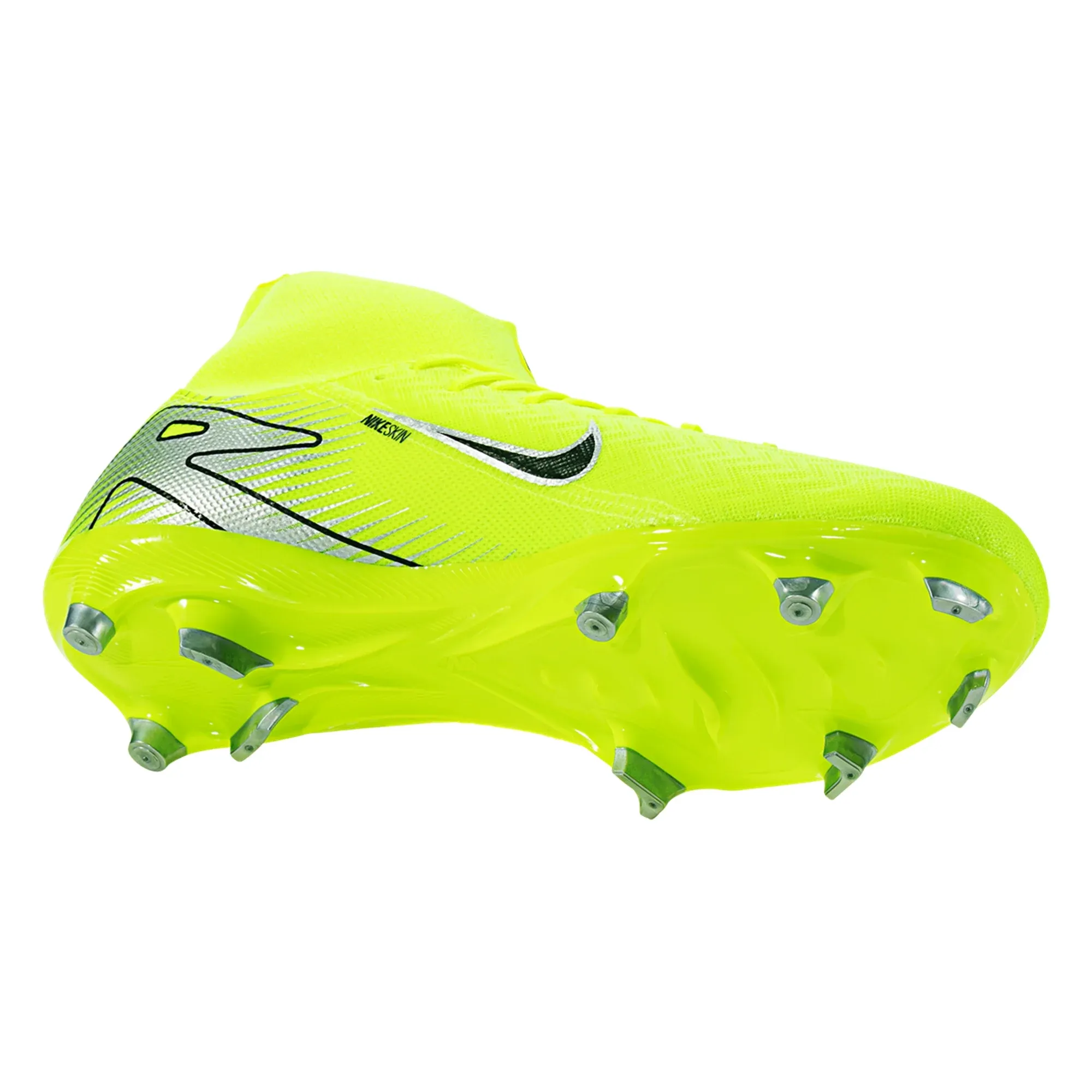 Anti Friction Comfortable Wear Nike Zoom Superfly 10 Academy FG/MG Soccer Cleats (Volt/Black)
