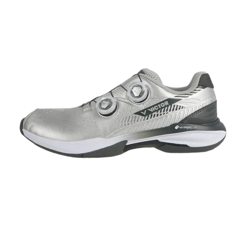 High Support VICTOR A810 MEN'S Badminton Shoes SK-Glossy Silver/Iron Gate