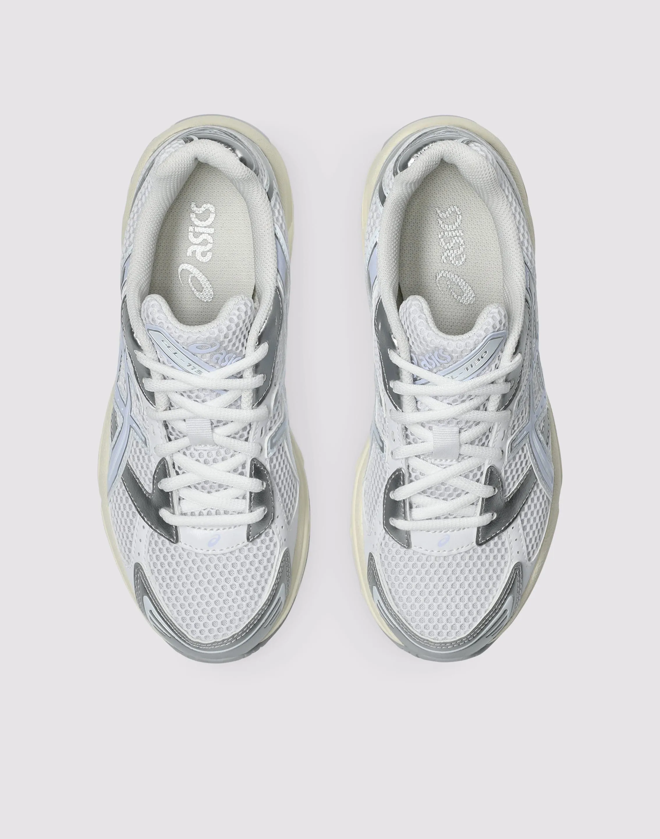 Asics GEL-1130 "White/Blue Fade" Hyperbolic Logging Cage Abrasion Pads