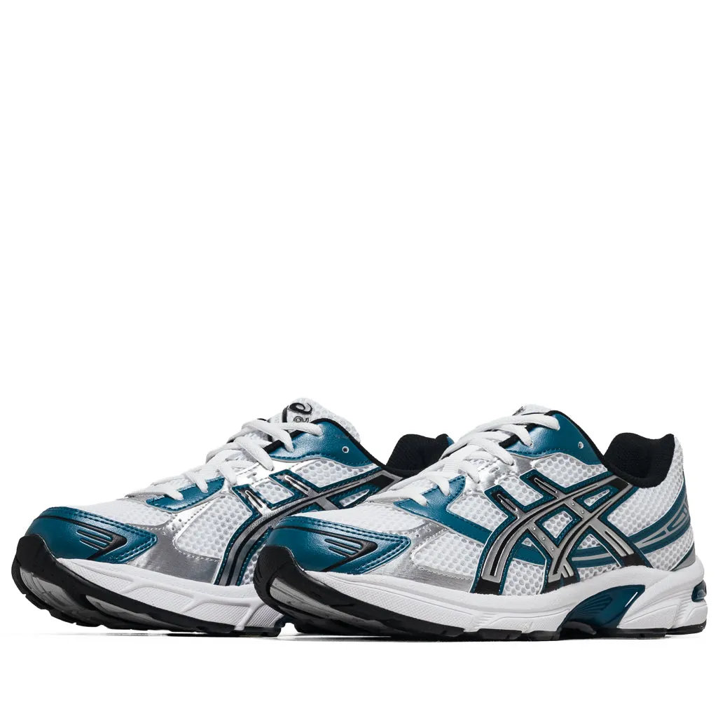 Asics Gel-1130 - White/Restful Teal running in a dance studio shoes