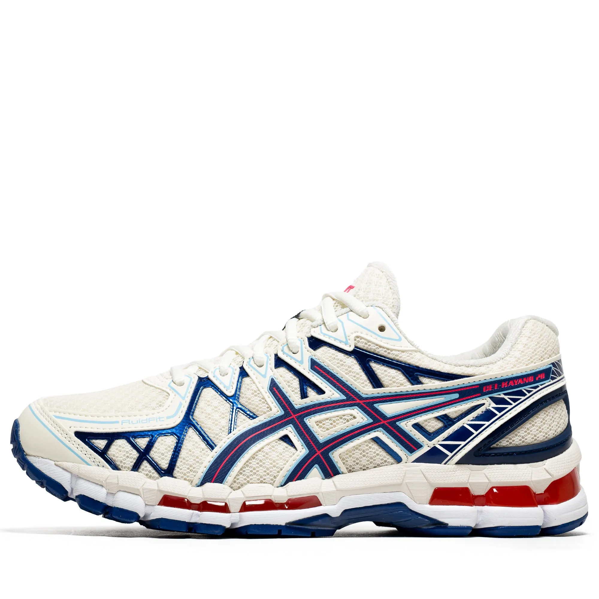 Asics Gel-Kayano 20 - Cream/Deep Marine formal - style shoes pool shoes