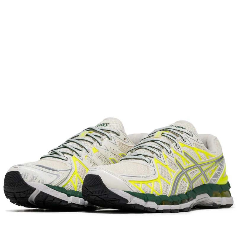 Asics Gel-Kayano 20 - Cream/Pure Silver flexible - sole - feature shoes Mid-top