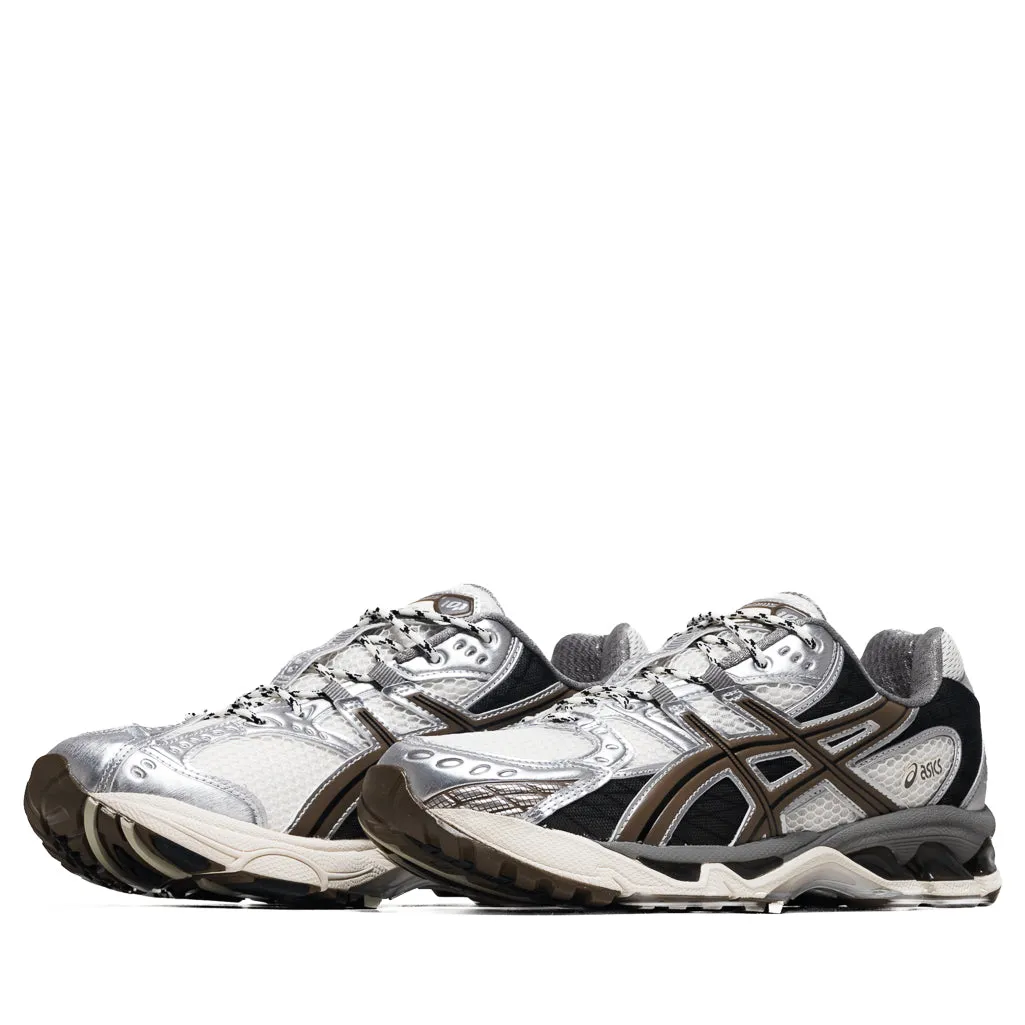 Asics Gel-Nimbus 10.1 - Cream/Pure Silver interval - training running shoes pronation - control