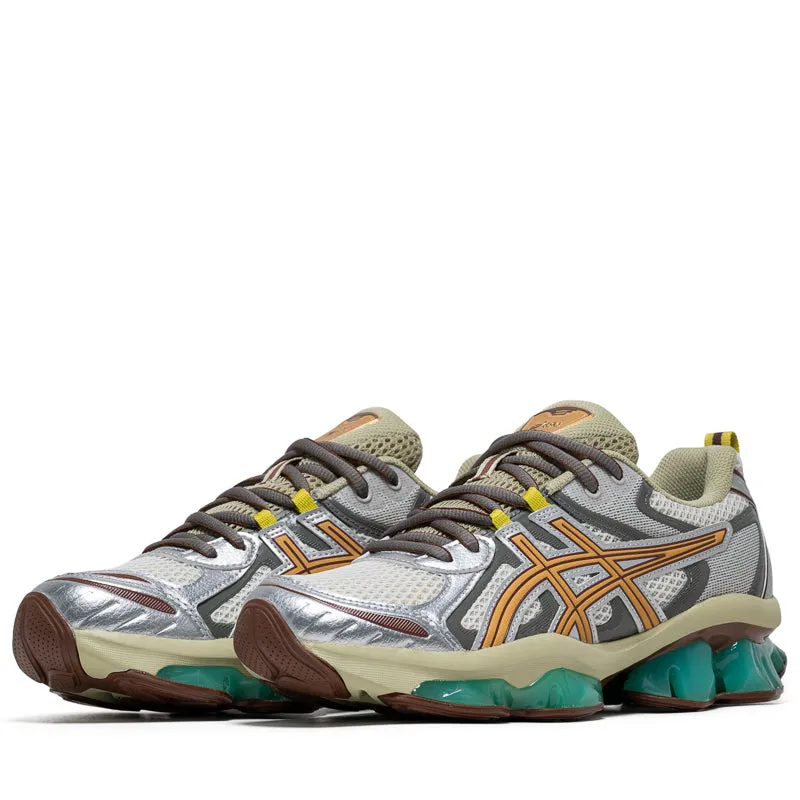 Asics Gel-Quantum Kinetic - White/Khaki RubberGrip judo shoes