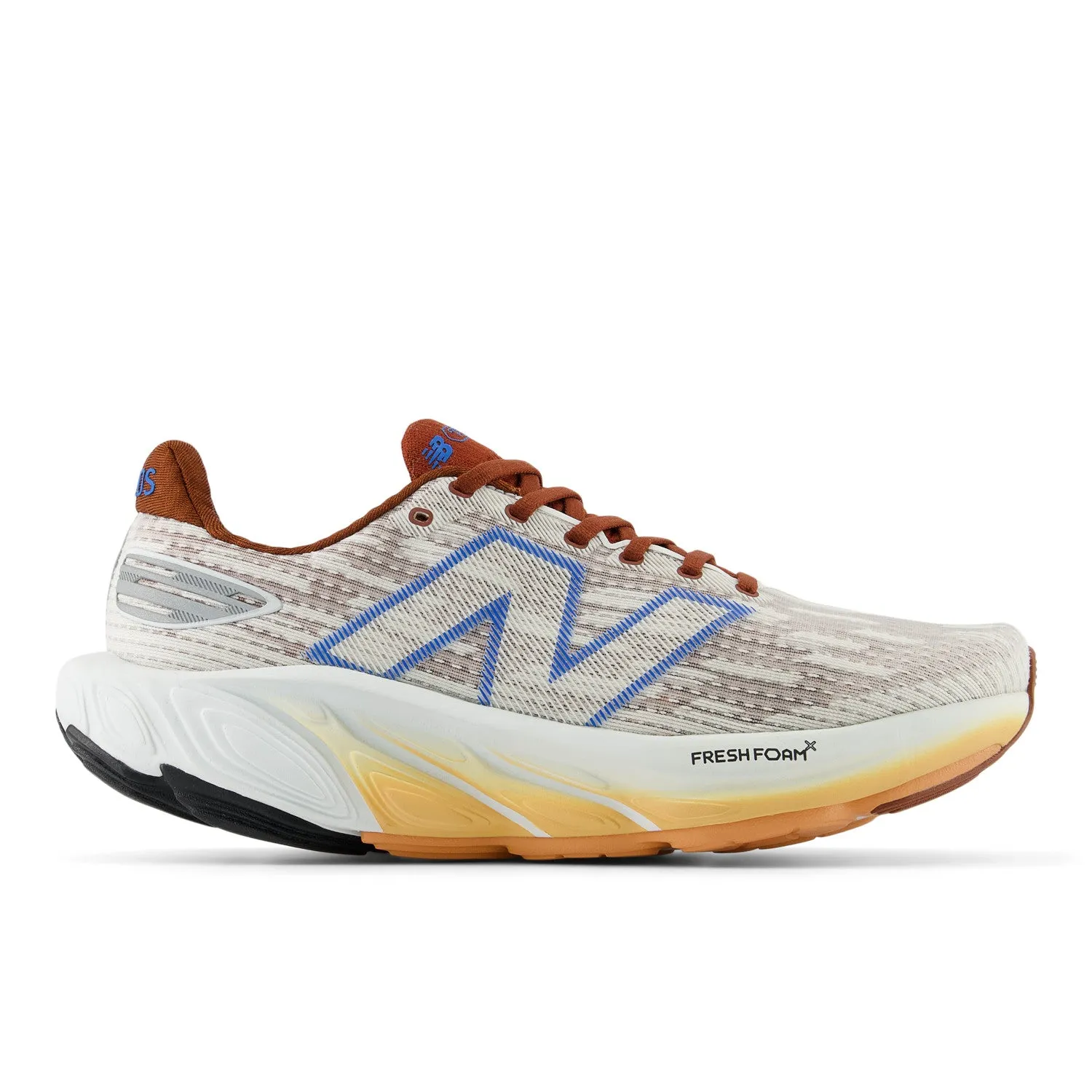 MEN'S BALOS - D - A1 WHITE WITH RELIC BROWN AND BLUE OASIS Impact protection hand - washable shoes