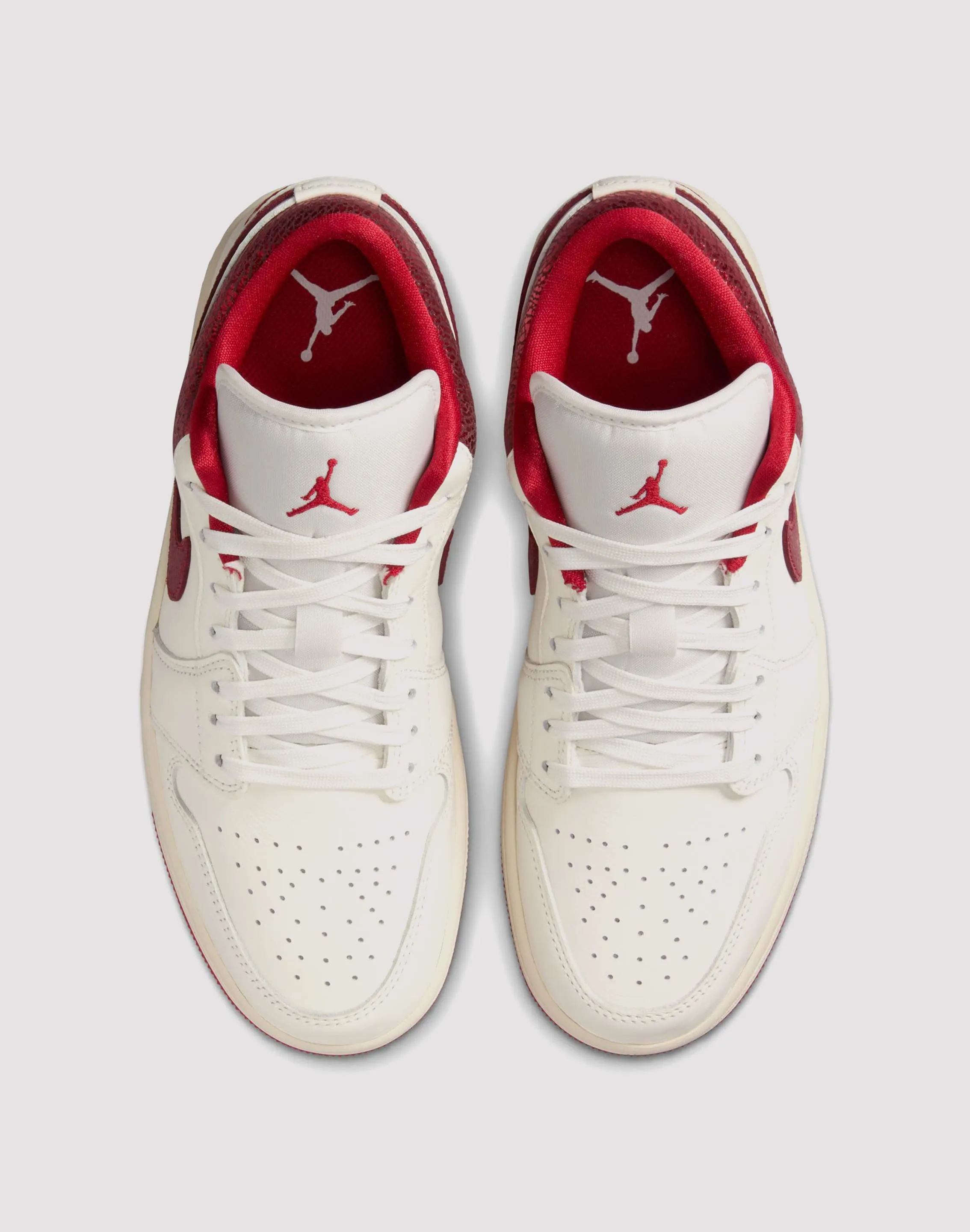 Wide fit Jordan 1 Low SE "Sail/Varsity Red/Team Red"
