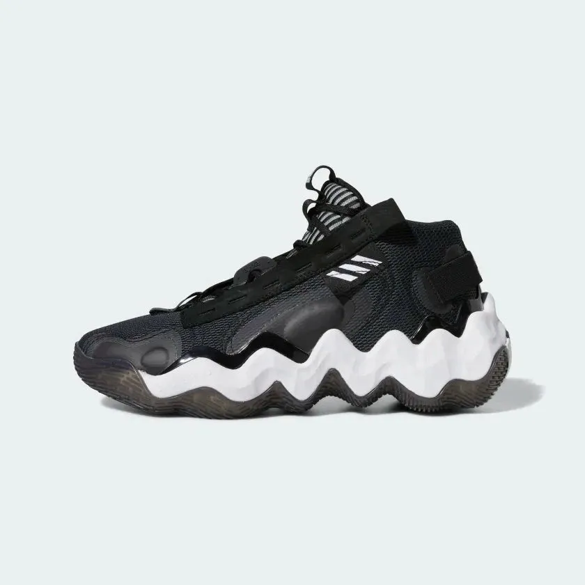ADIDAS Exhibit B Candace Parker Mid Women's Basketball Shoes Anti Static Materials Asymmetric Lacing