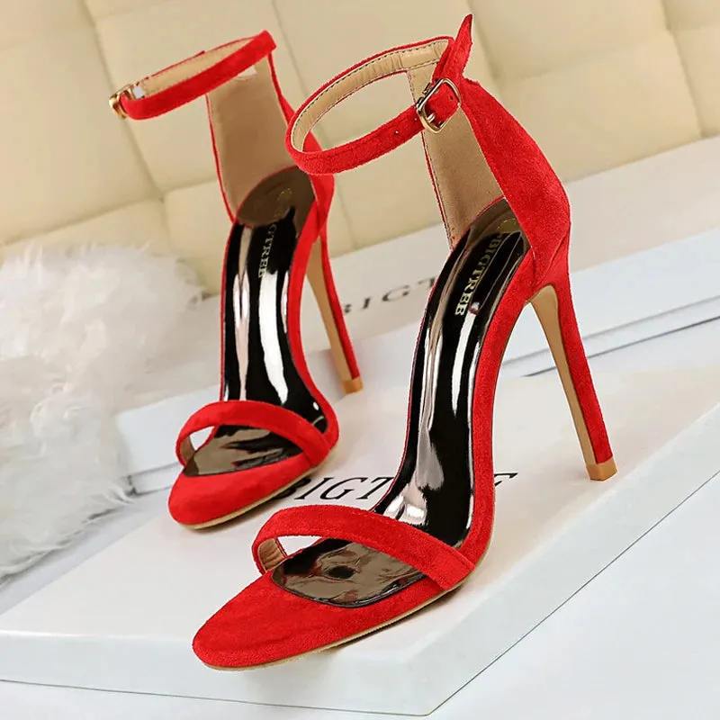 BIGTREE Shoes Summer Women Sandals Sexy Stiletto Heels Sandals Ladies Shoes High Heels 2025 New Heeled Sandals Lady Sandals Elite Cushioning