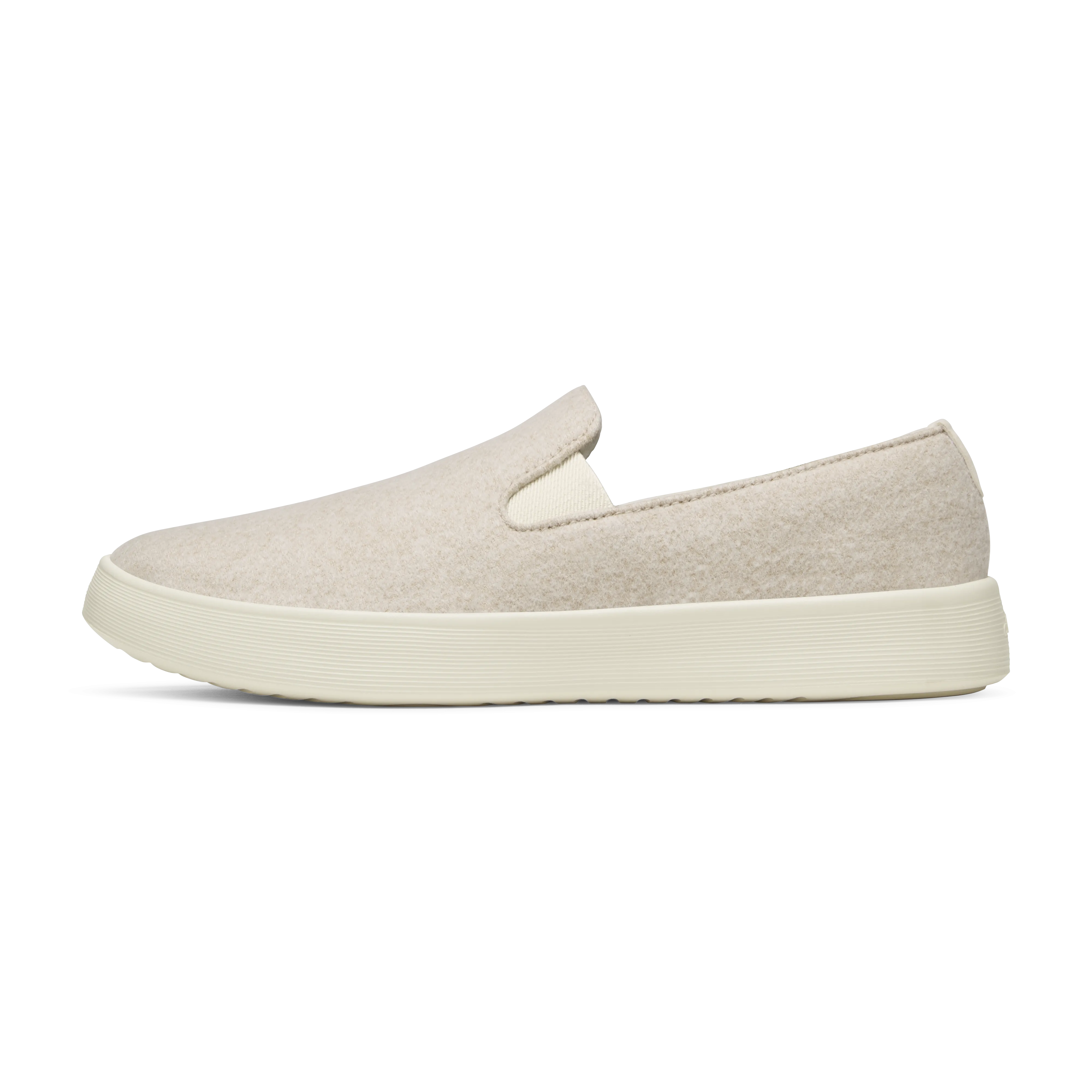 Breathable Design Women's Wool Cruiser Slip On - Rugged Beige (Stony Cream Sole)