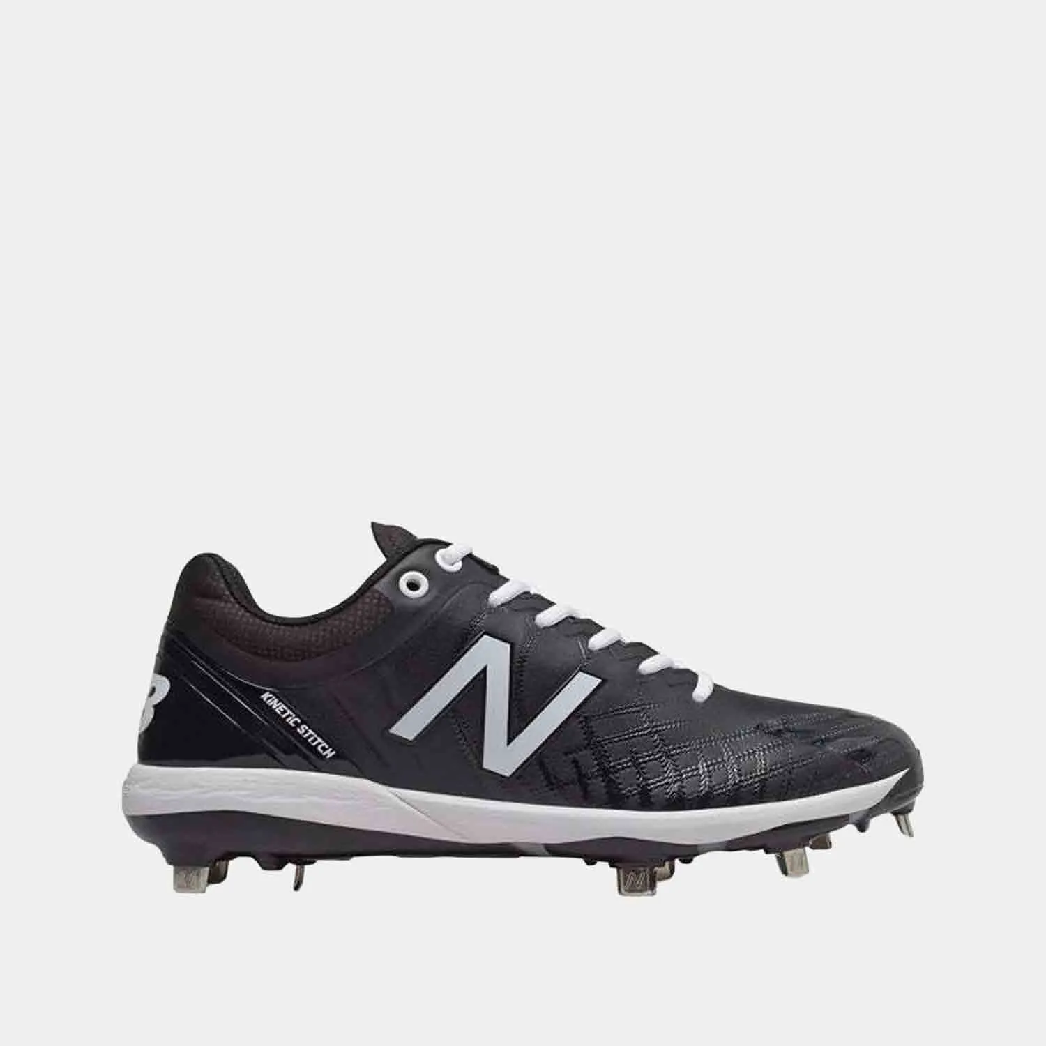 cushioned user Men's New Balance L4040v5 Low Metal Baseball Cleats