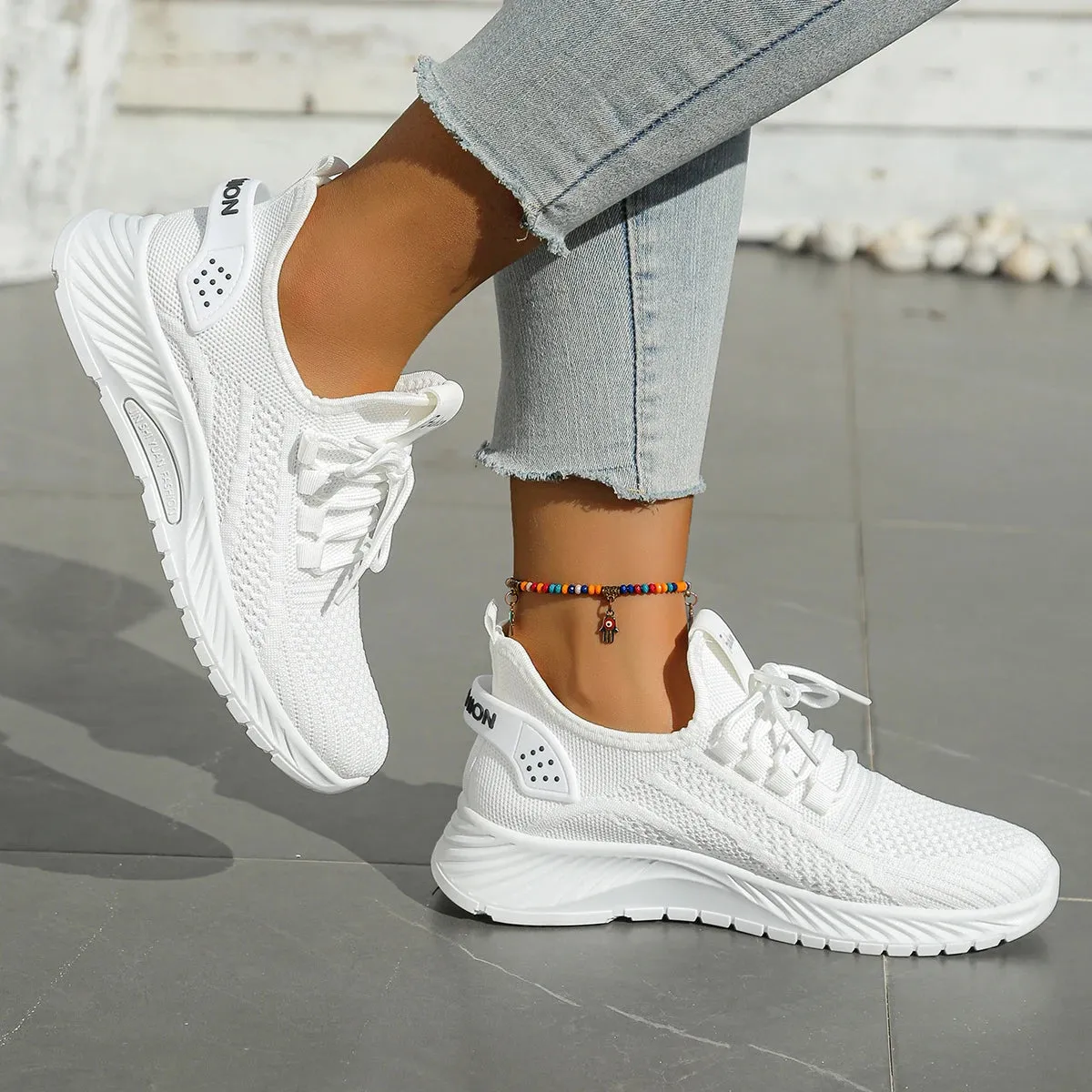 2025 new fashion leisure sports single shoes wholesale cross-border factory trend fly weaving women shoes casual sneaker Urban Adventure LightweightSole
