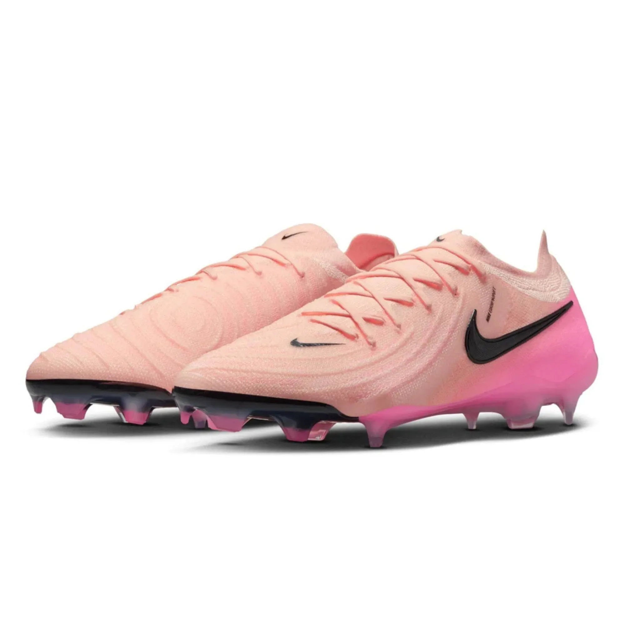 Nike Phantom GX II Elite FG Soccer Cleats (Crimson Tint/Pink Blast) sandy beaches snug fit shoes