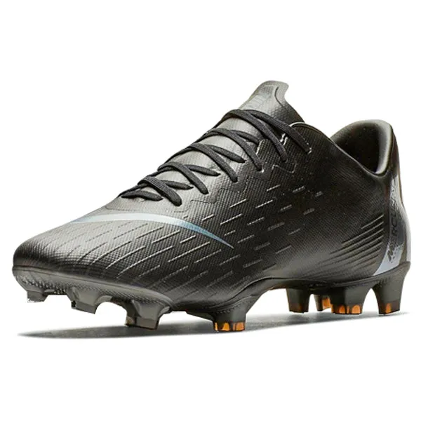 Stretchable kids' shoes Nike Mercurial Vapor 12 Pro Fg (Black/Black)