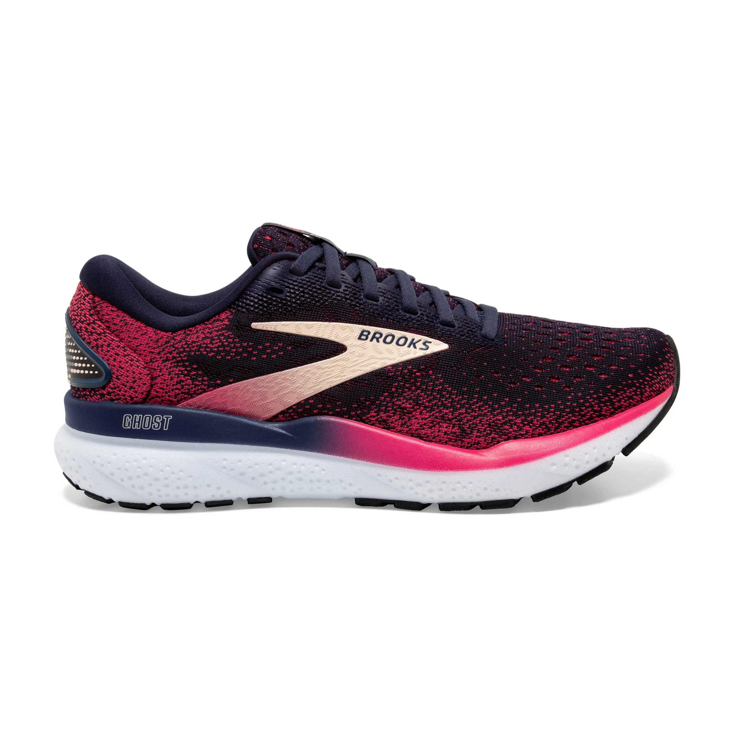 WOMEN'S GHOST 16 - WIDE D - 422 PEACOAT/RASPBERRY/APRICOT machine - washable running option