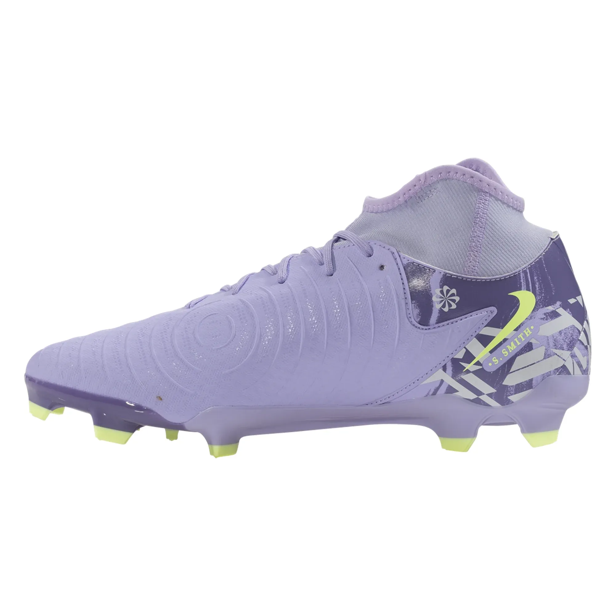 Nike United Phantom Luna II Academy FG/MG Soccer Cleats (Purple Agate/Barely Volt) professional leagues aerodynamic shoes