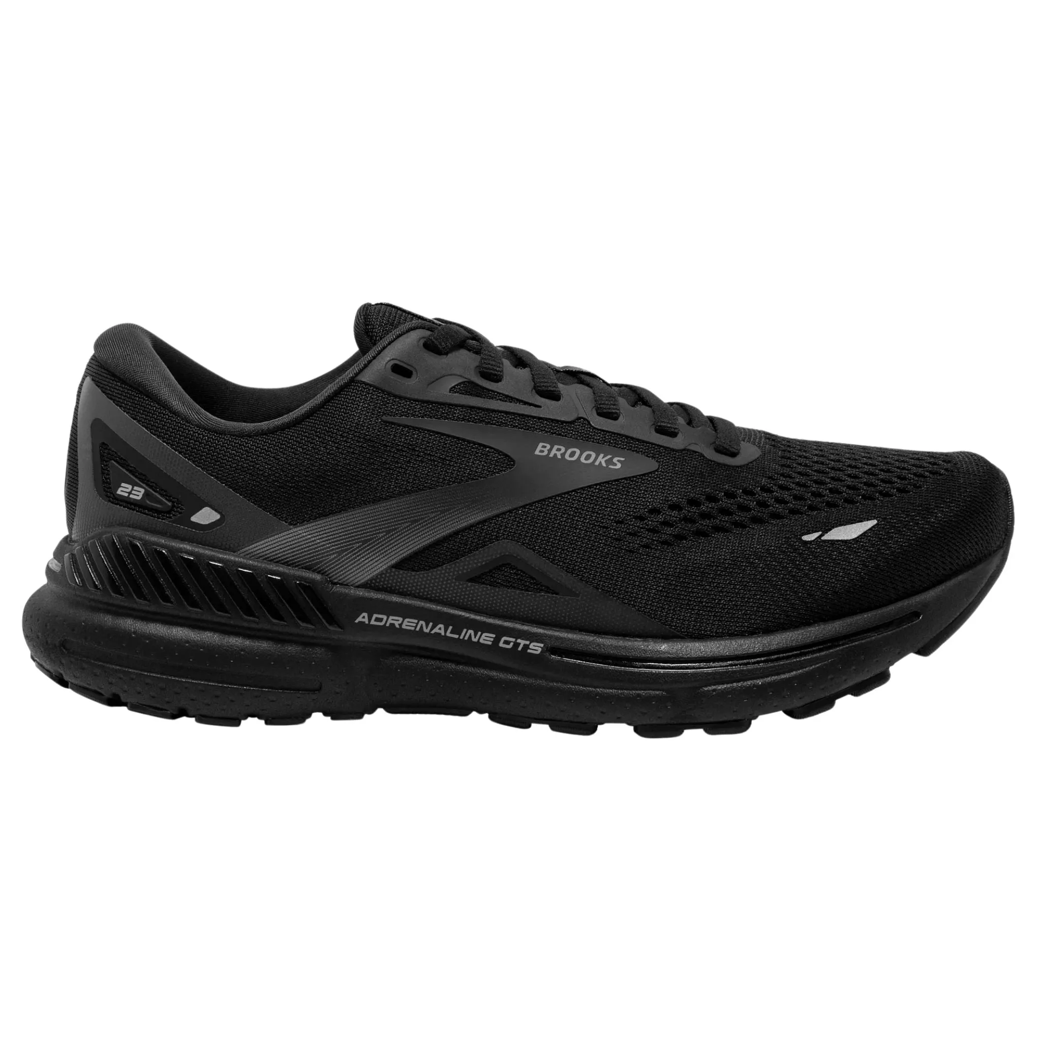 Flexibility Brooks Men's 110391 020 Adrenaline GTS 23 Black Black Ebony Cushion Support Running Shoes