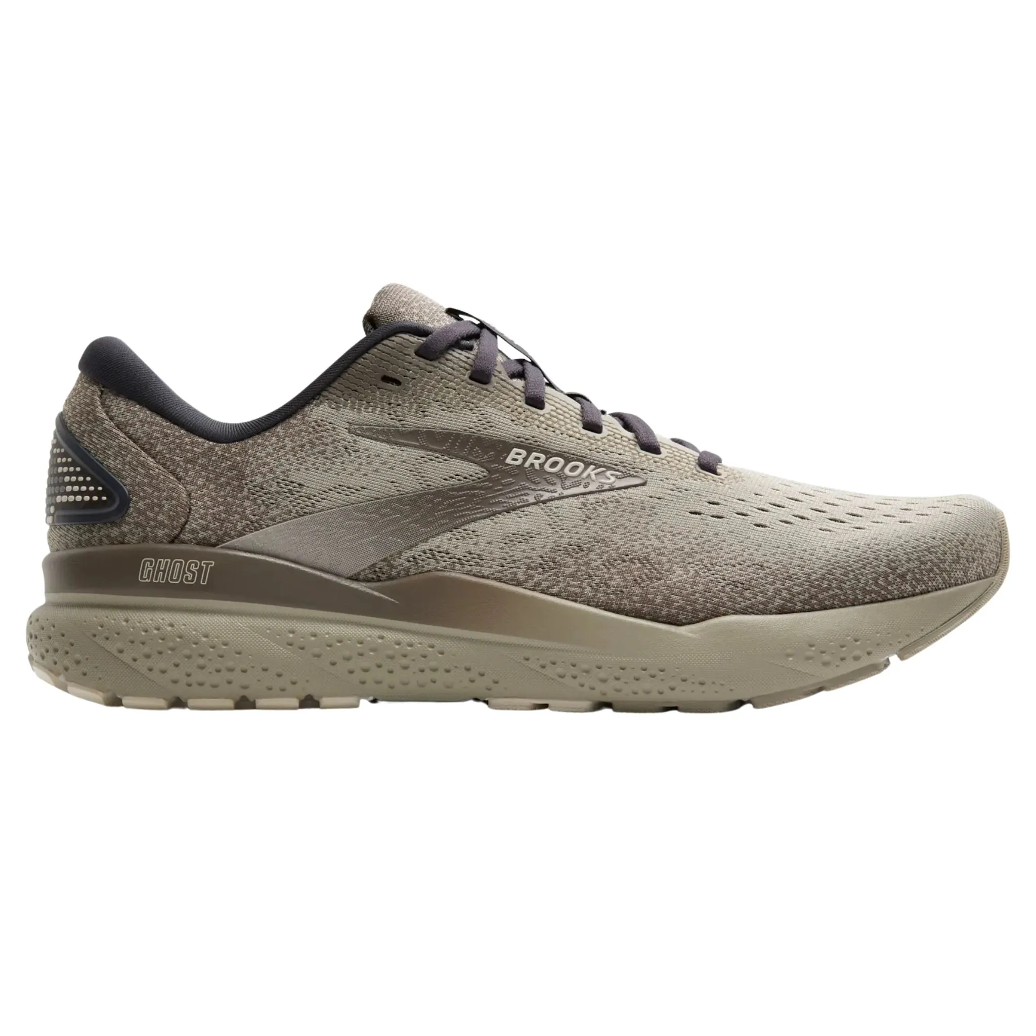 Brooks Men's 110418 240 Ghost 16 London Fog Falcon Coconut Cushion Support Running Shoes Mesh