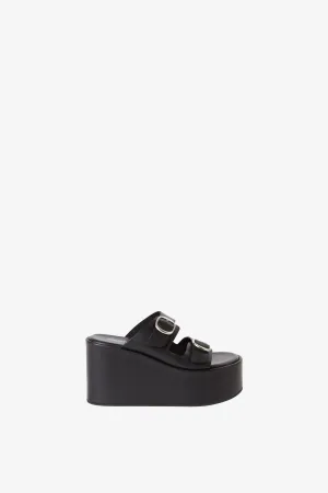 Lace Up Garden Walk Buckle Wedges
